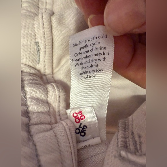 Athleta Farallon jogger pants 8 Light gray Tapered crop Elastic waist Pockets - Picture 13 of 16